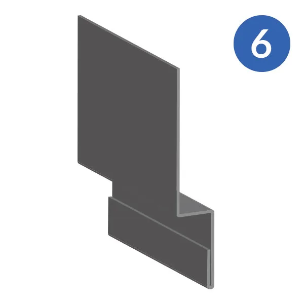 Gable divider trim